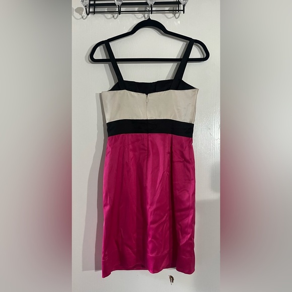 Max & Cleo Pink and Cream Mini Dress - Picture 3 of 6